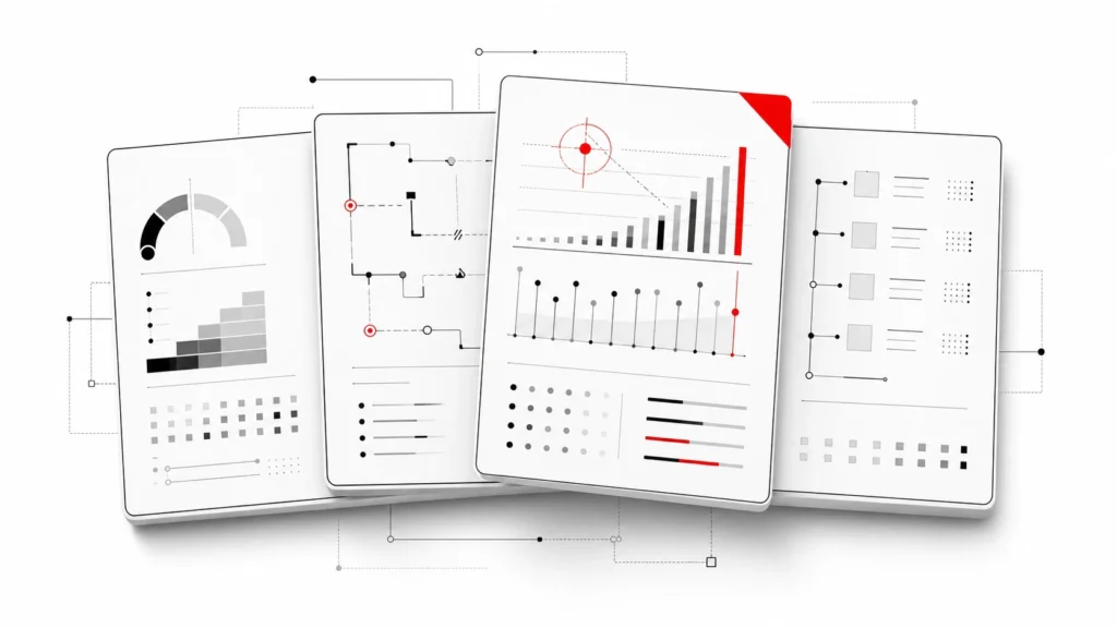 Los cuatro componentes del resultado del diagnóstico de rentabilidad empresarial de Gremio Digital.