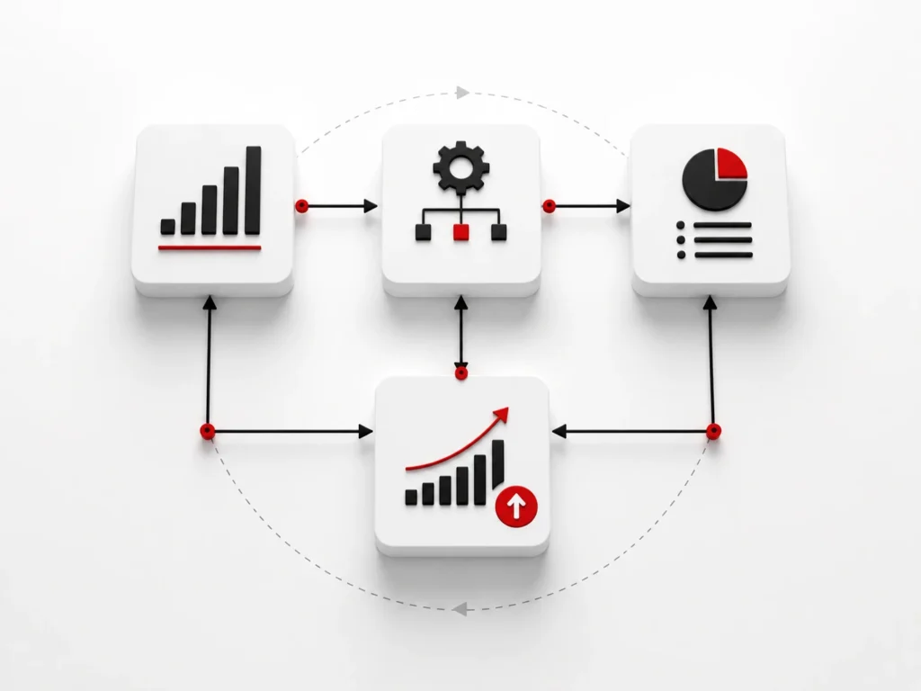 conexión entre ventas, procesos y datos como sistema integrado para mejorar la rentabilidad